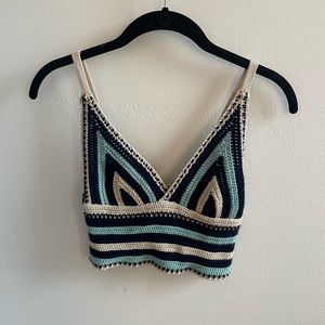 BRAND NEW knitted crop top